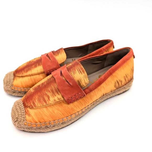 Sam Edelman Kai 2 Espadrille Loafer Shoes Women's Marigold Multi Size US5M EU35 - Picture 1 of 11